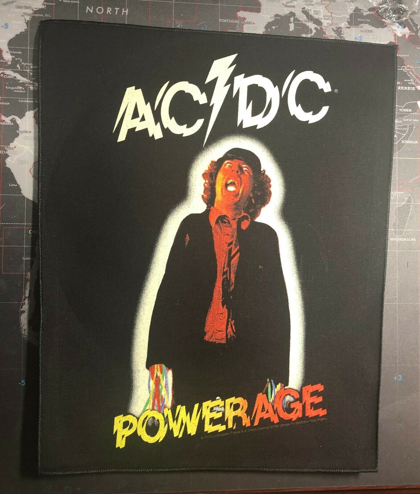 AC/DC Powerage Printed Back Patch A087P