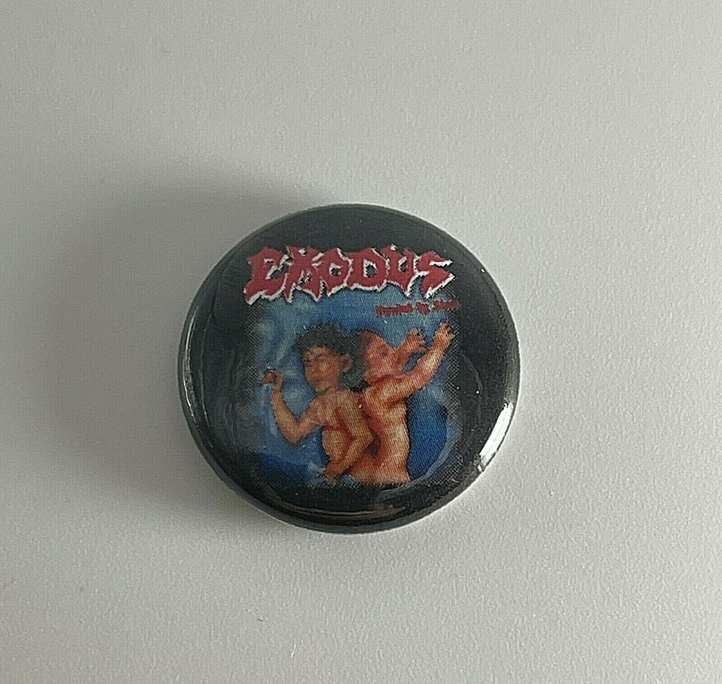 Exodus Bonded By Blood 1” Button E008B Badge Pin