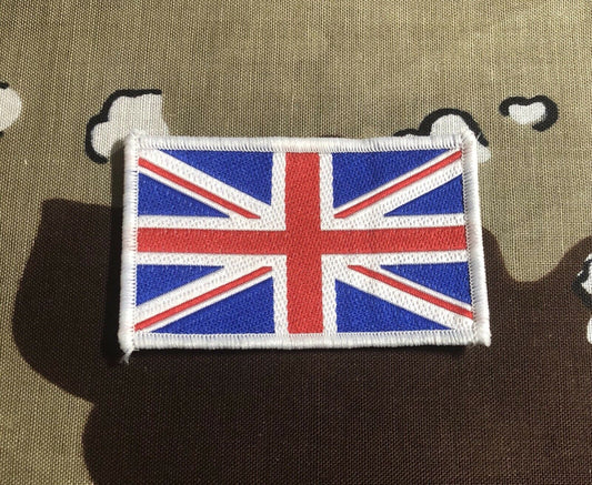 Union Jack British Flag Woven Patch U003P