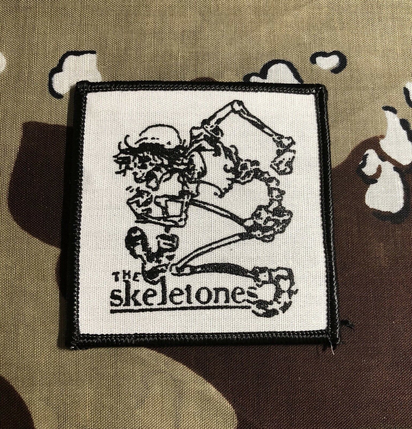 The Skeletones Ska Embroidered Patch S013P