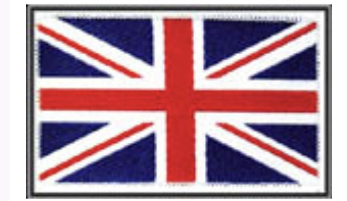 Union Jack British Flag Woven Patch U003P