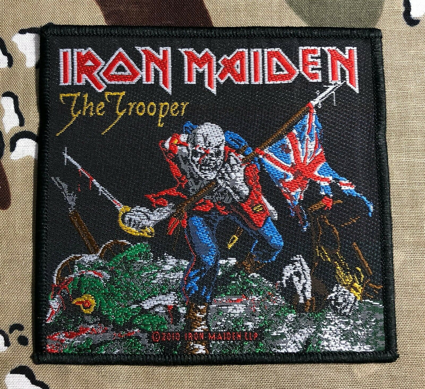 Iron Maiden The Trooper Woven Patch I048P