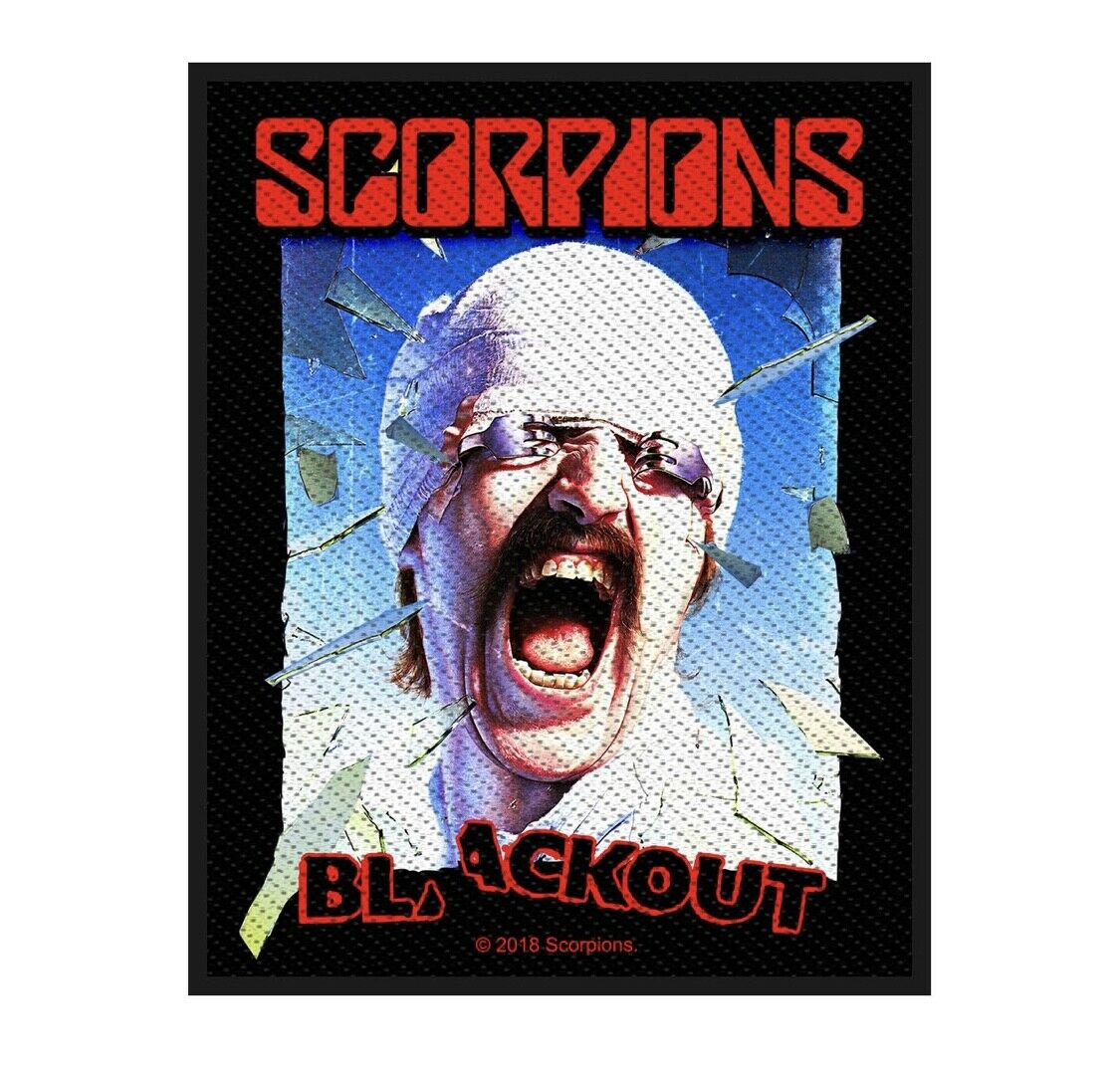 Scorpions Blackout Woven Patch S079P