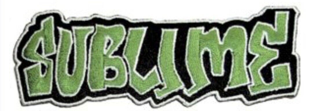 Sublime Logo Official Embroidered Patch S012P