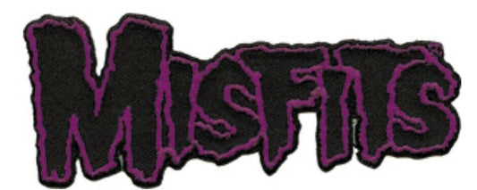 Misfits Logo Purple Embroidered Patch M027P