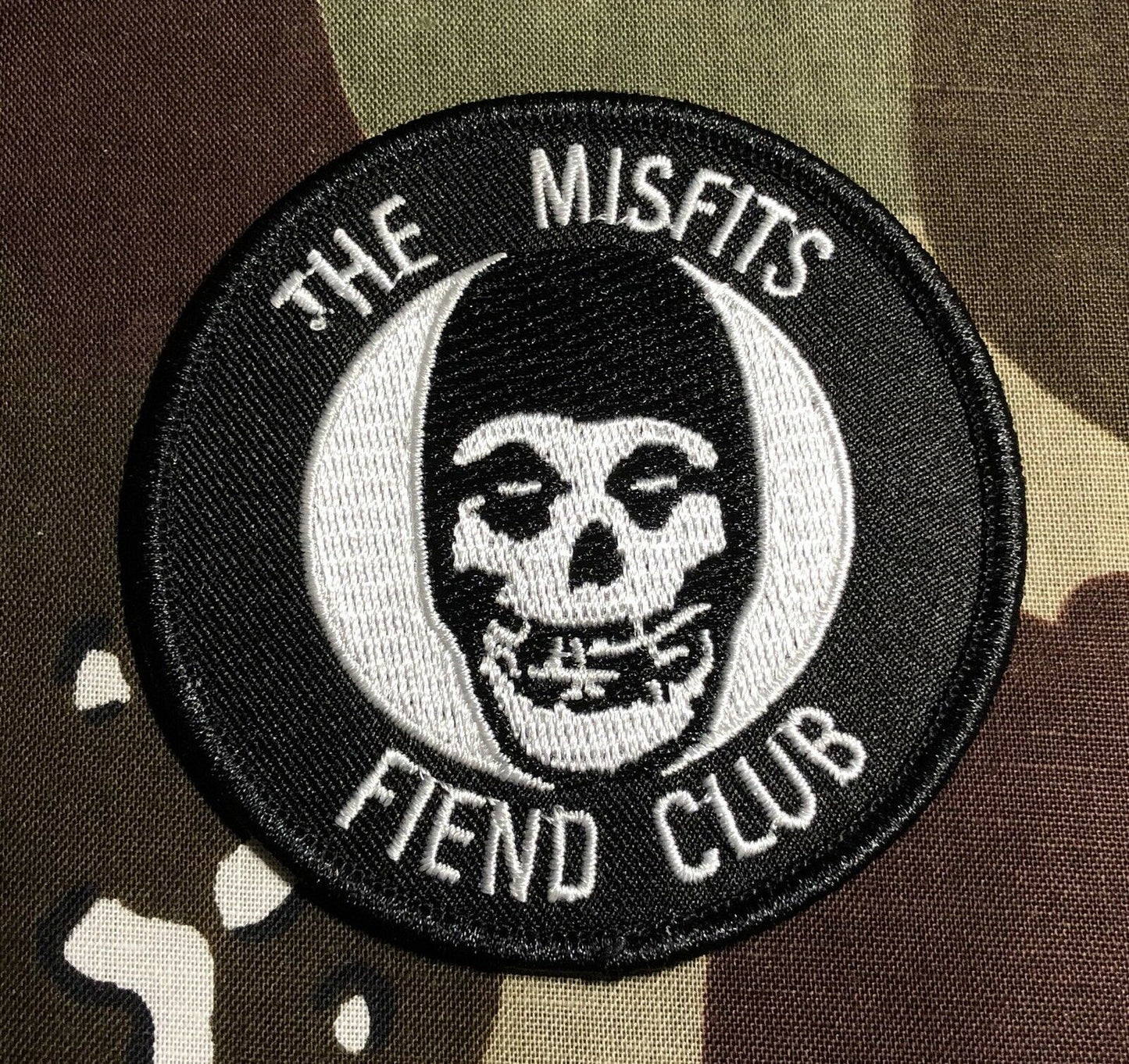 Misfits Fiend Club Crimson Ghost Embroidered Patch M028P