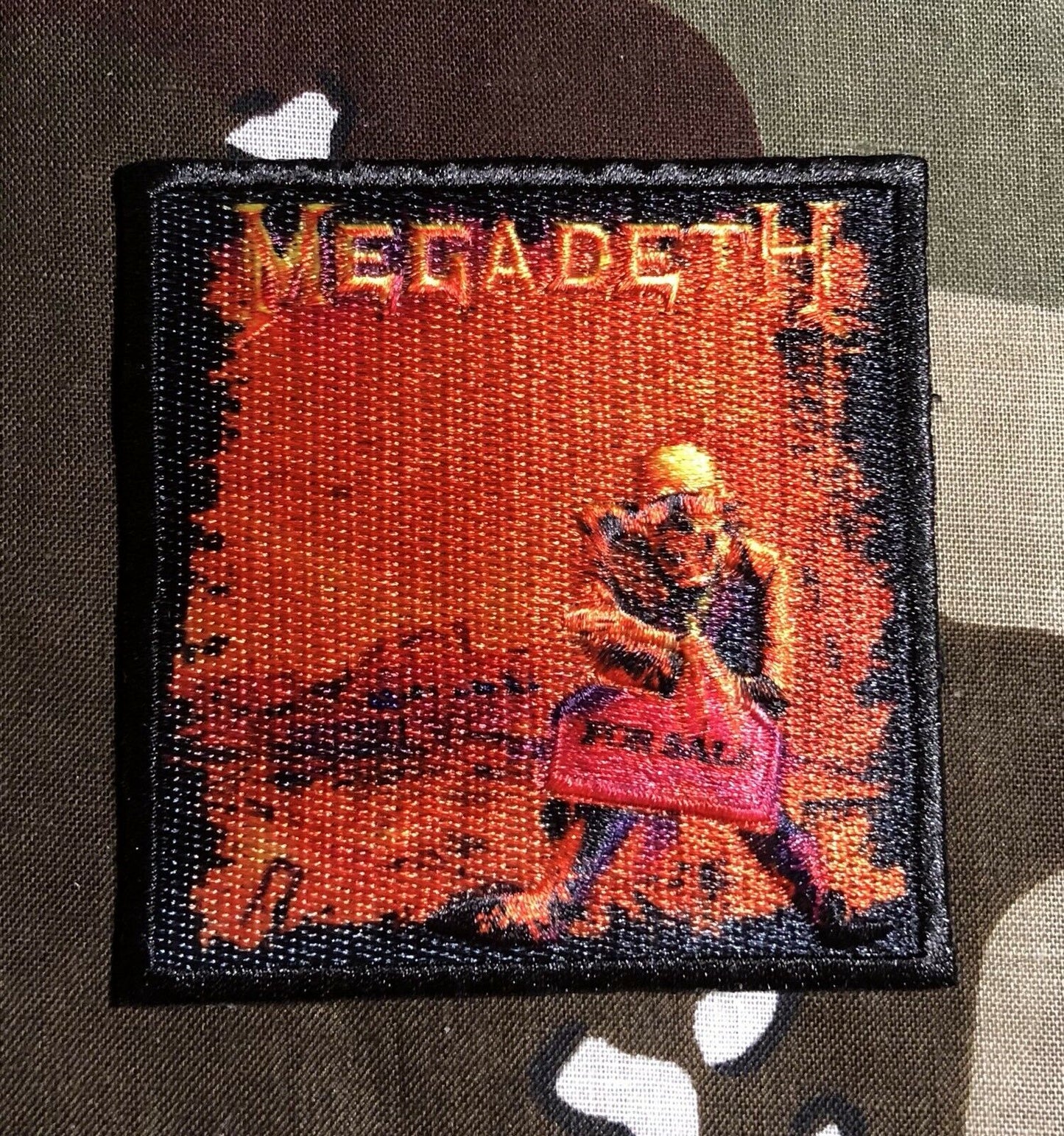 Megadeth Official Peace Sells Woven Patch M029P