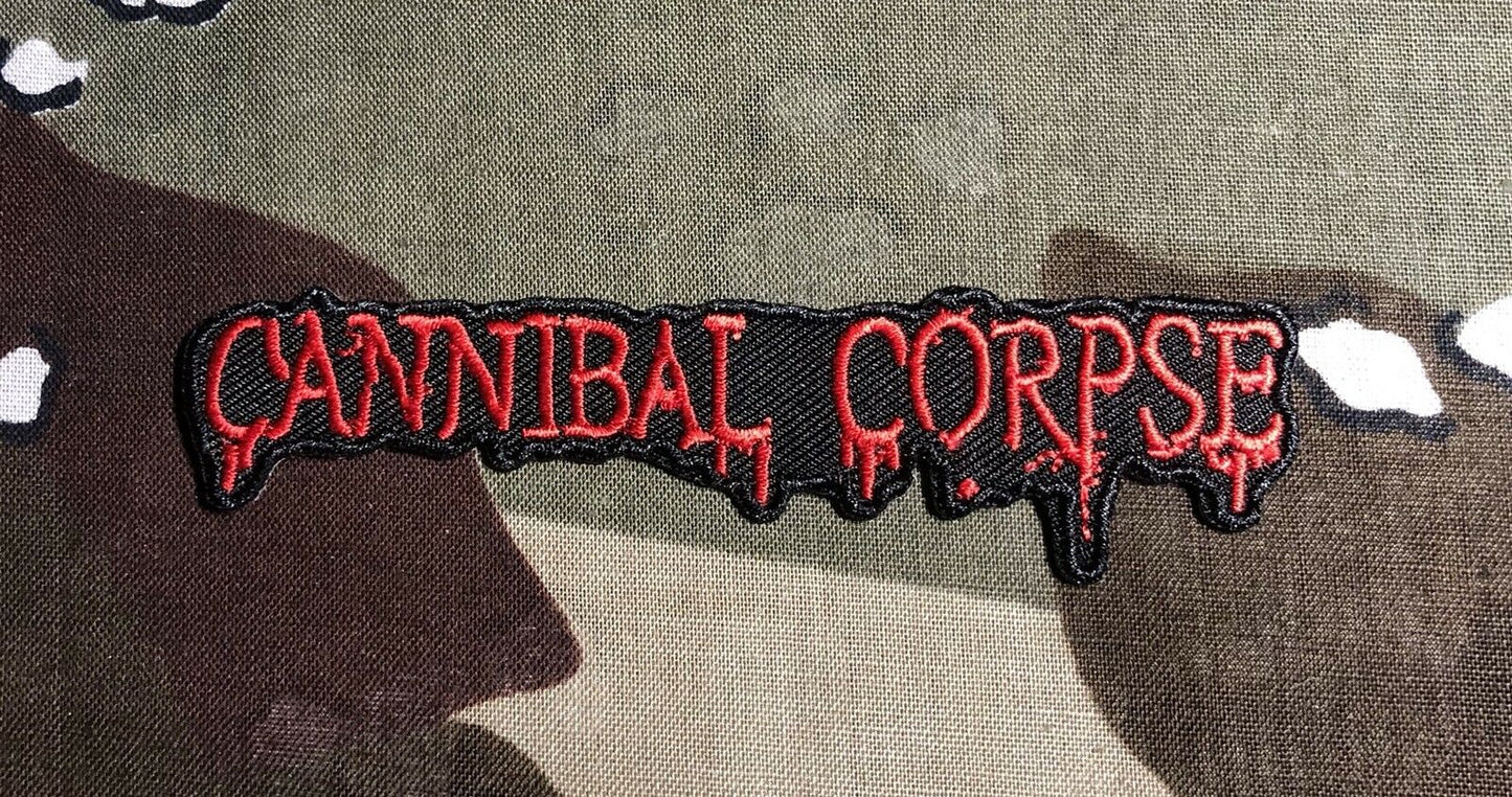 Cannibal Corpse Death Metal Logo Embroidered Patch C017P