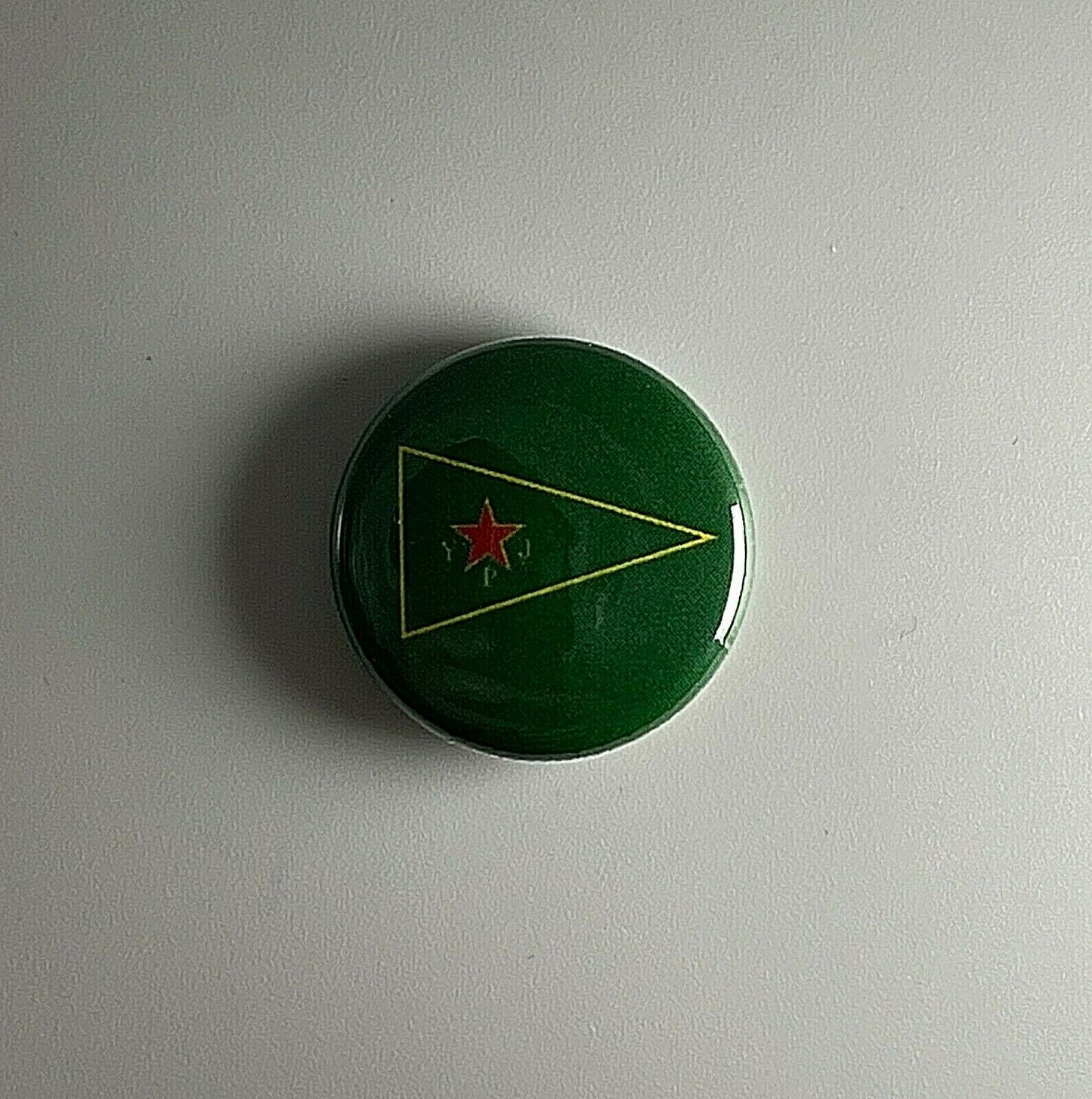 YPJ Flag Rojava People's Protection Unit Kurdistan YPG 1" Button Y004B Badge Pin