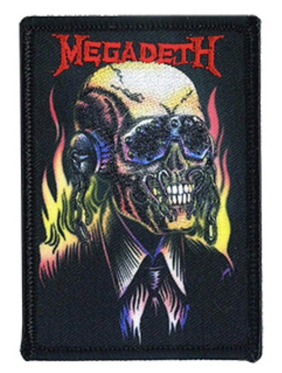 Megadeth Official Vic Rattlehead Embroidered Woven Patch M111P