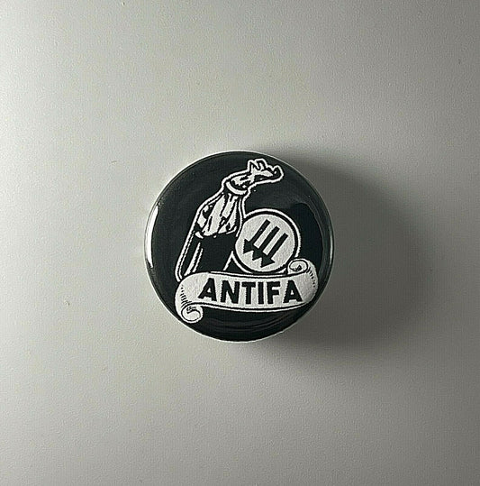 Antifa Cocktail Anti-Fascist 1.25" Button A012B125 Pin Badge