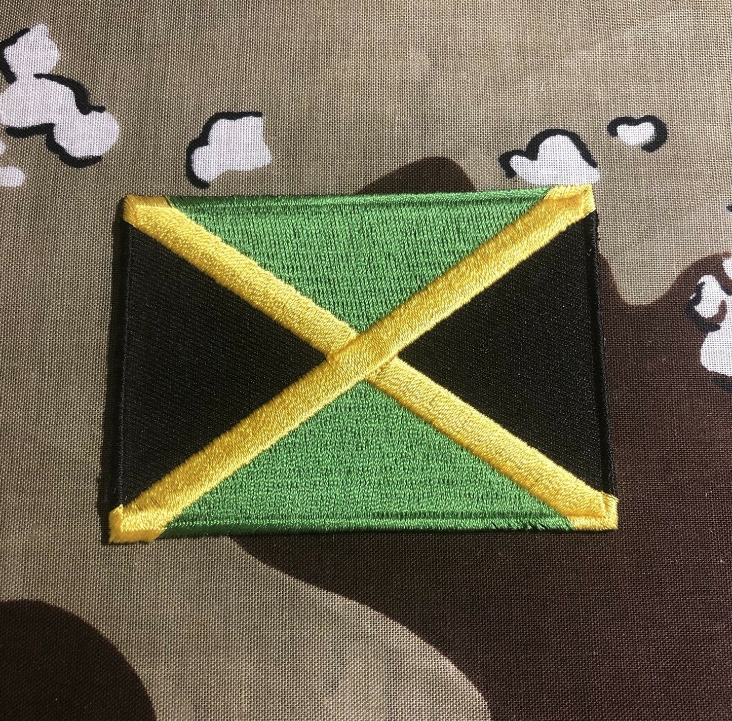 Jamaican Flag Embroidered Patch J003P