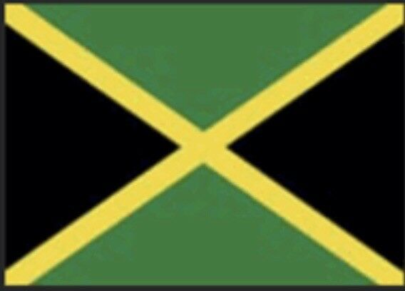 Jamaican Flag Embroidered Patch J003P