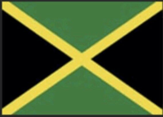 Jamaican Flag Embroidered Patch J003P