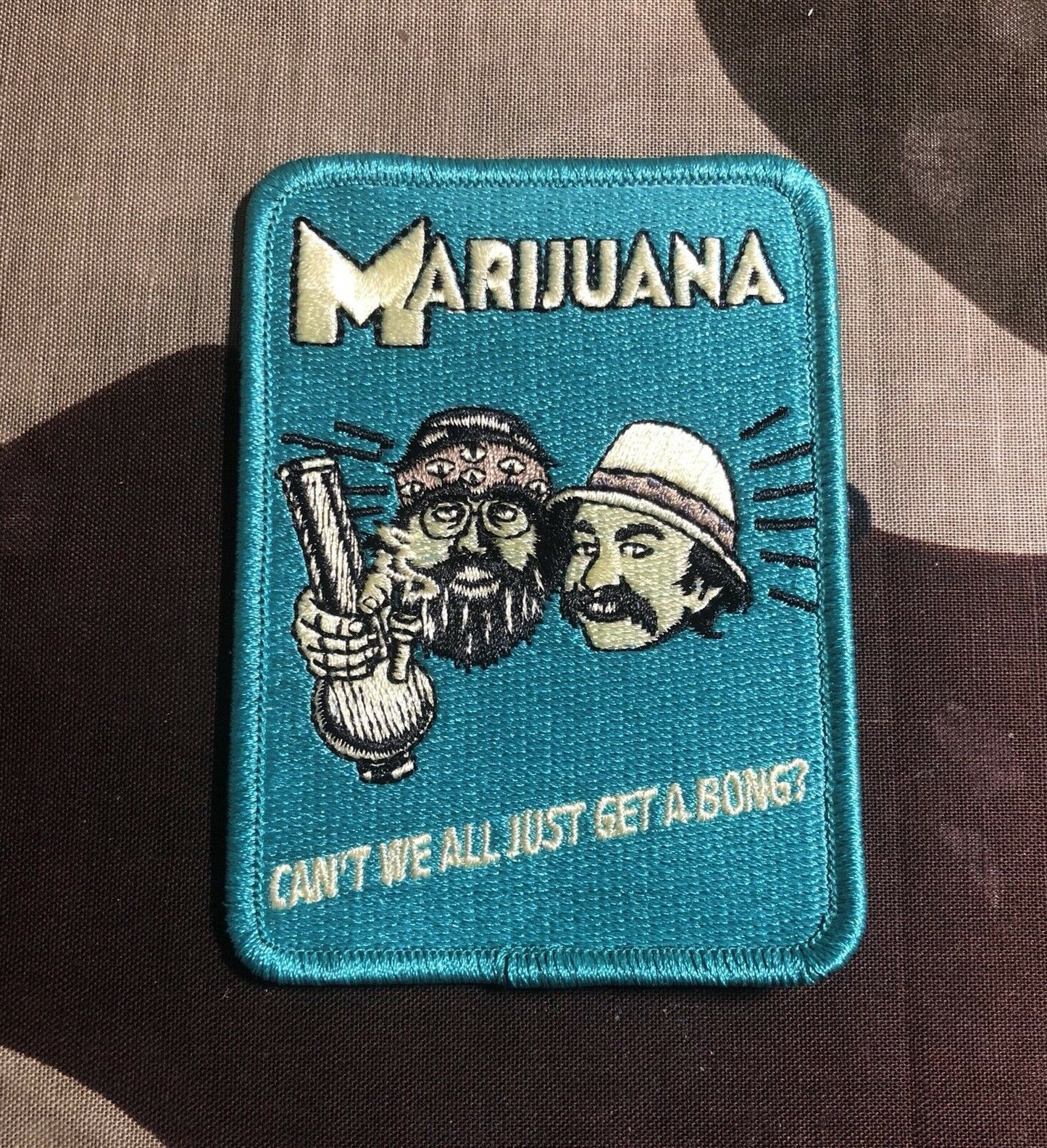 Cheech and Chong Bong Retro Embroidered Patch C005P