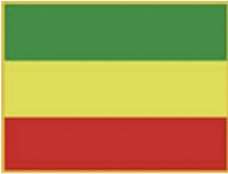 African Flag Africa Embroidered Patch A009P