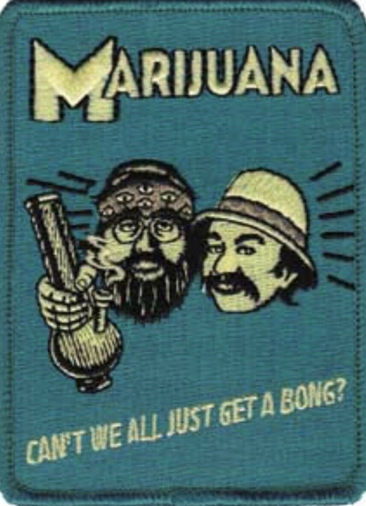 Cheech and Chong Bong Retro Embroidered Patch C005P