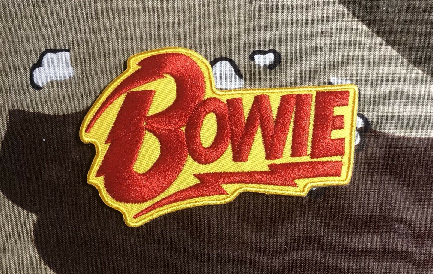 David Bowie Embroidered Patch B001P