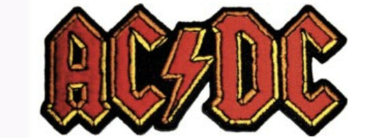 AC/DC Logo Embroidered Logo Patch A008P