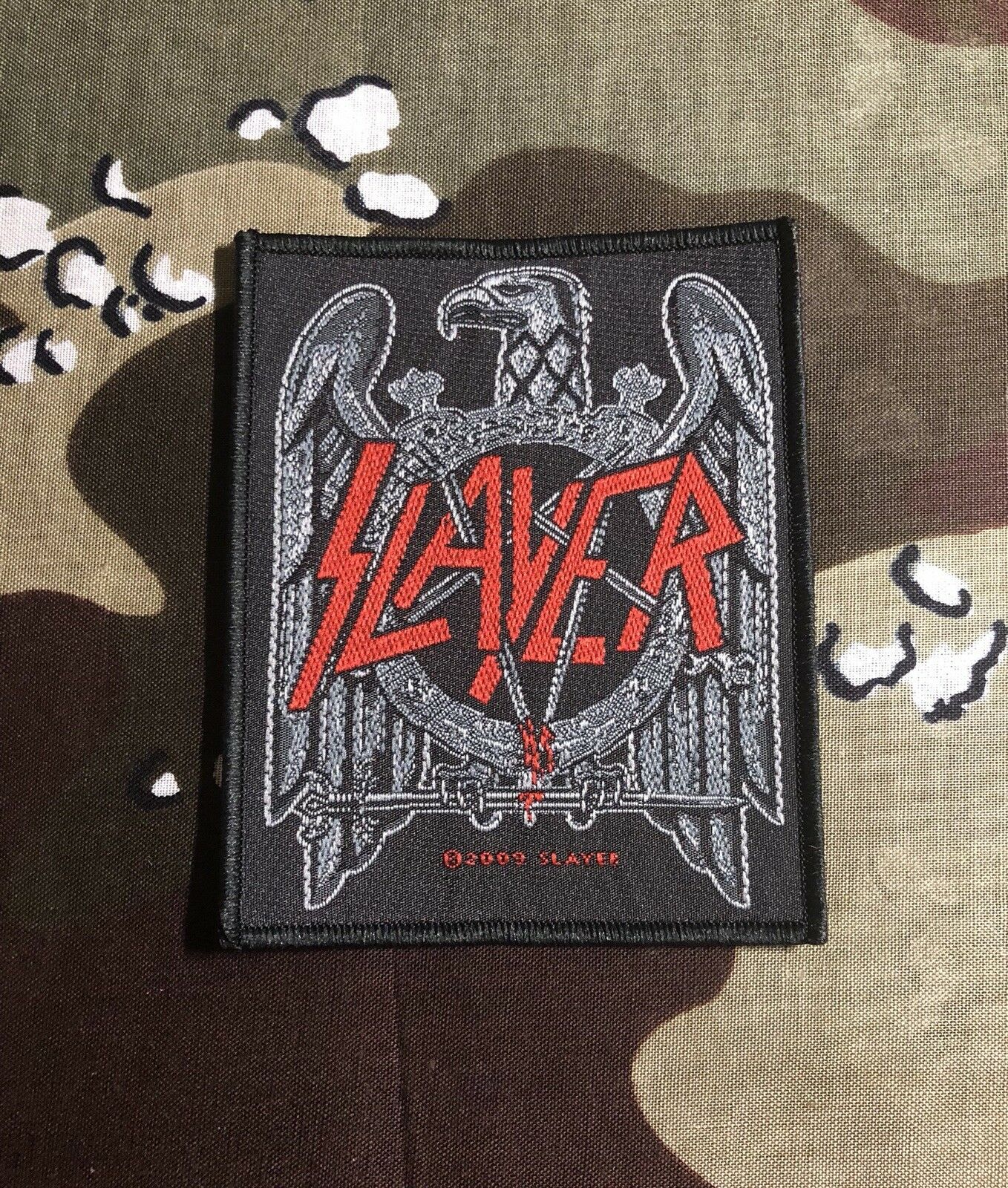 Slayer Seasons In The Abyss Eagle Woven Patch S007P