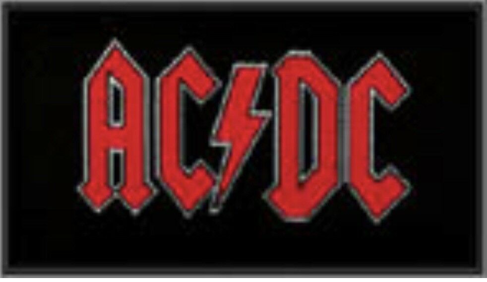 AC/DC Logo Woven Logo Patch A006P