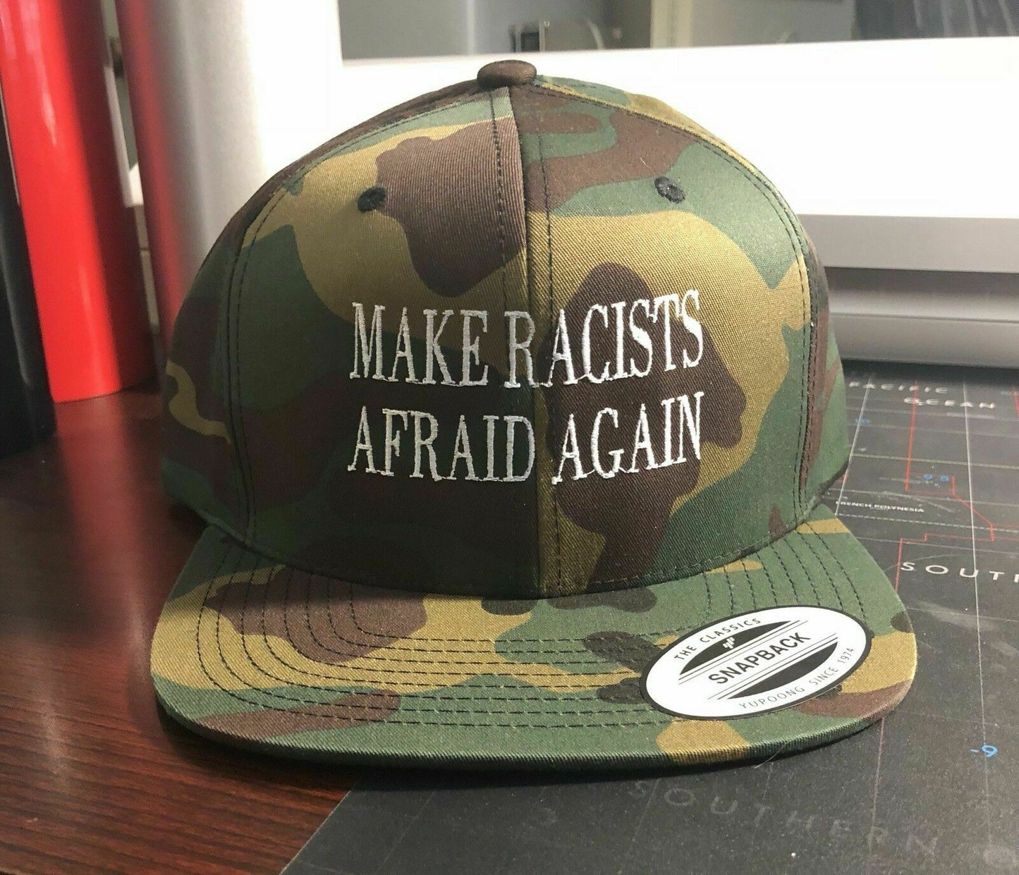 Make Racists Afraid Again Anti Trump Baseball Hat Cap