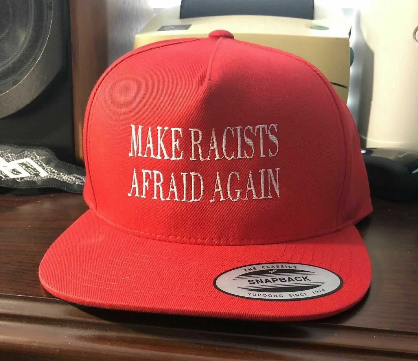 Make Racists Afraid Again Anti Trump Baseball Hat Cap