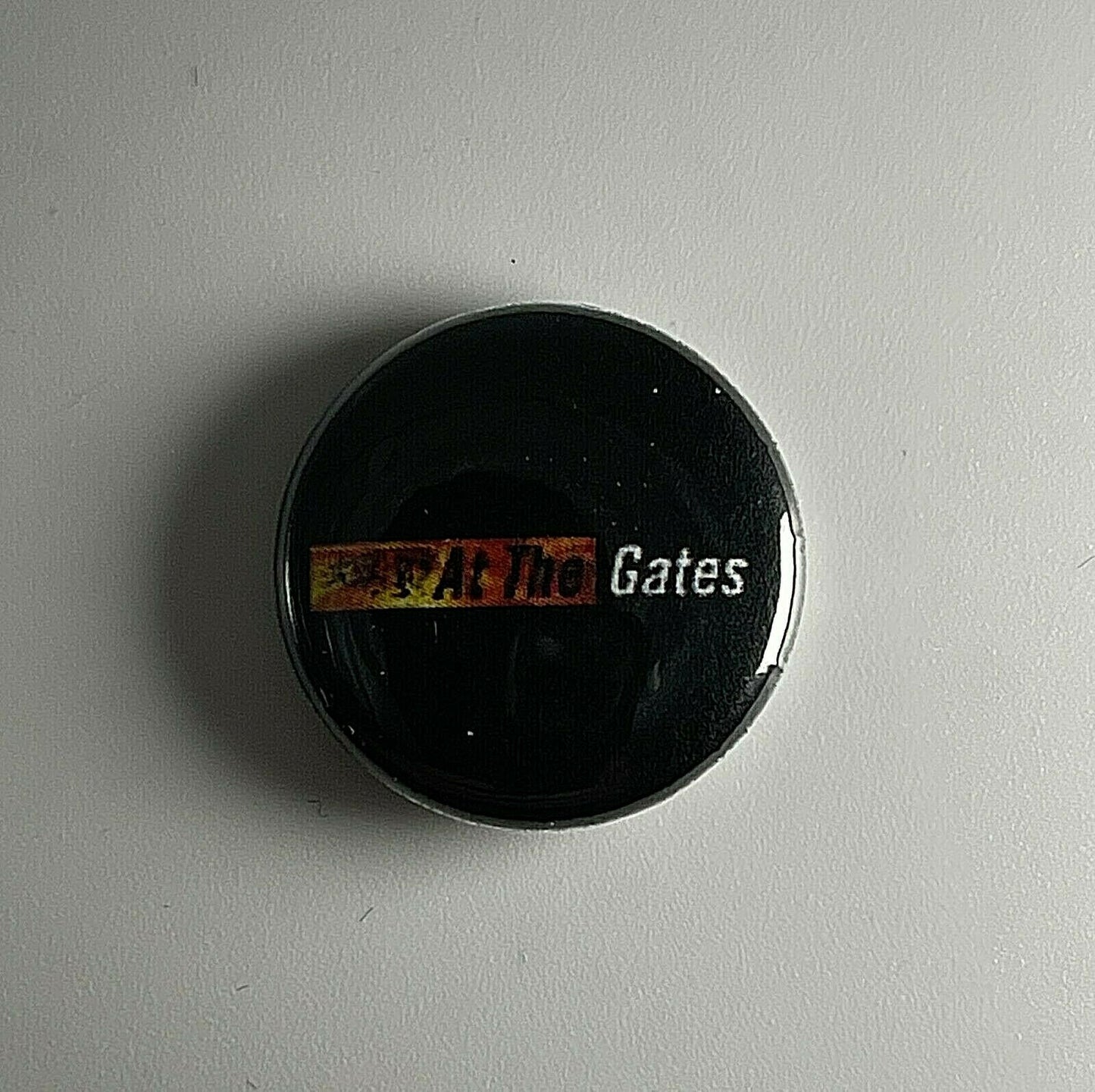 At The Gates 1” Button A002B Badge Pin