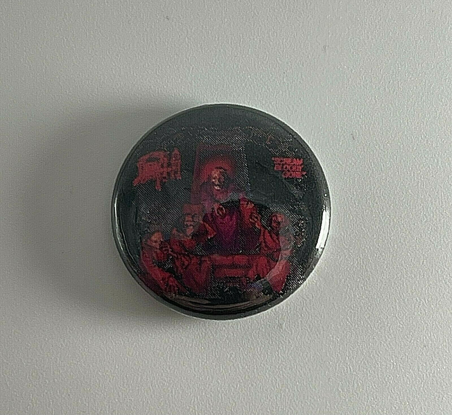 Death Scream Bloody Gore 1” Button D023B Pin Badge