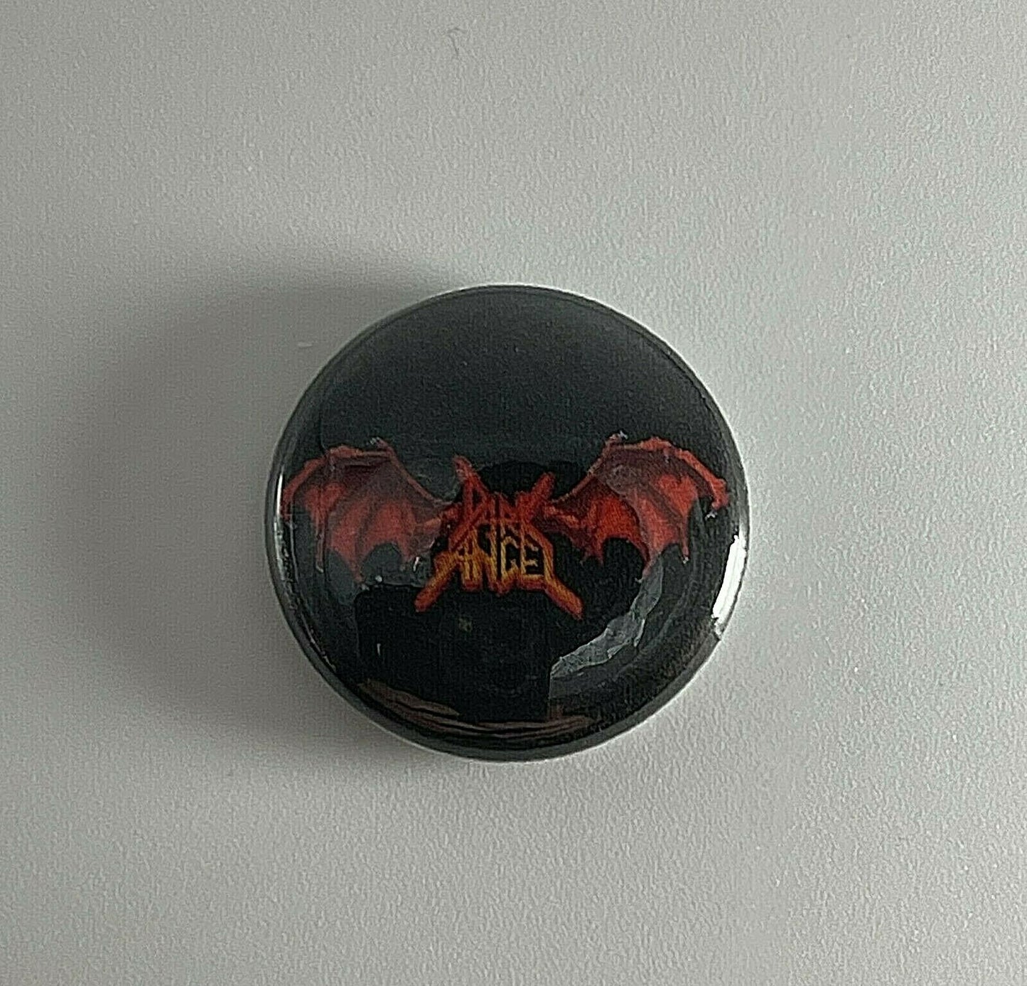 Dark Angel Darkness Descends 1” Button D021B Pin Badge