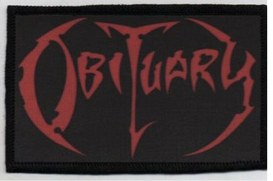 Obituary Death Metal Sublimated Printed Patch