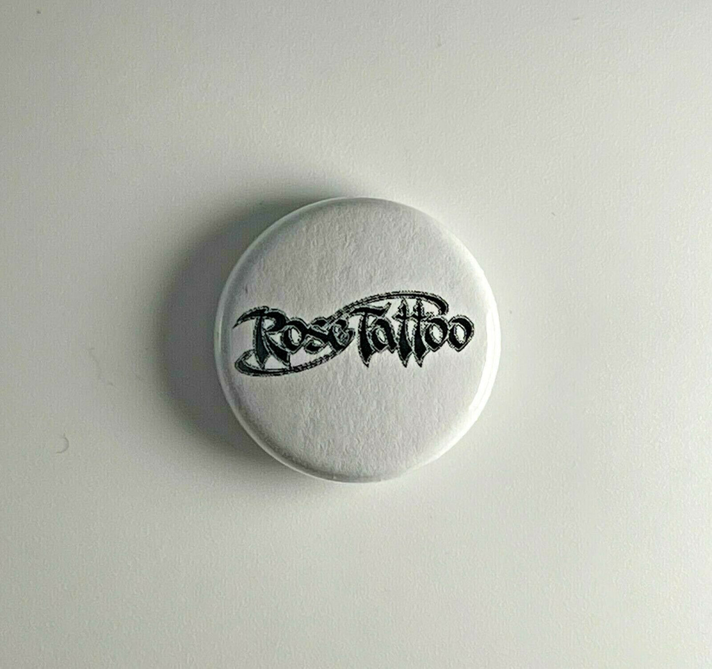 Rose Tattoo 1” Button R012B Pin Badge