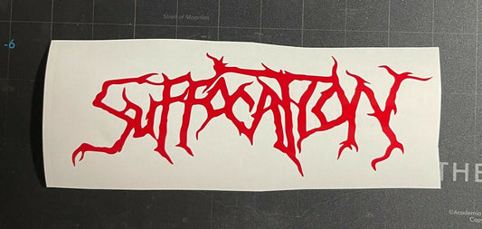 Suffocation Vinyl Decal Sticker S015S