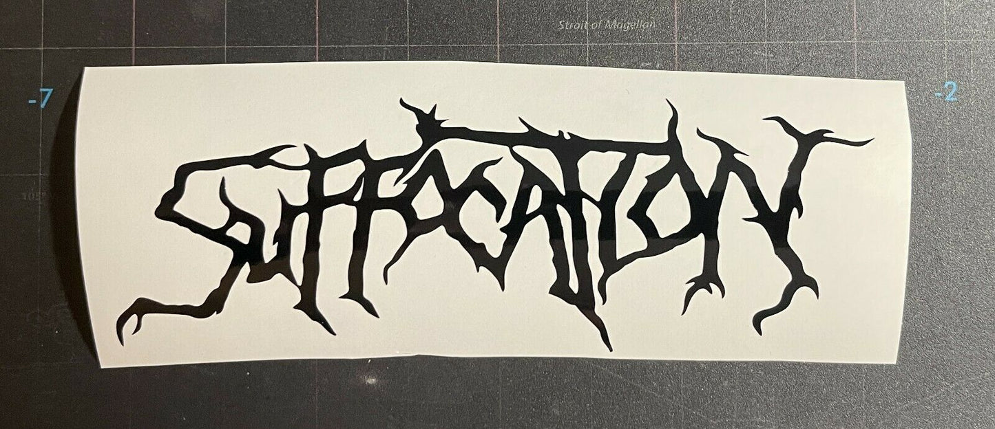 Suffocation Vinyl Decal Sticker S015S