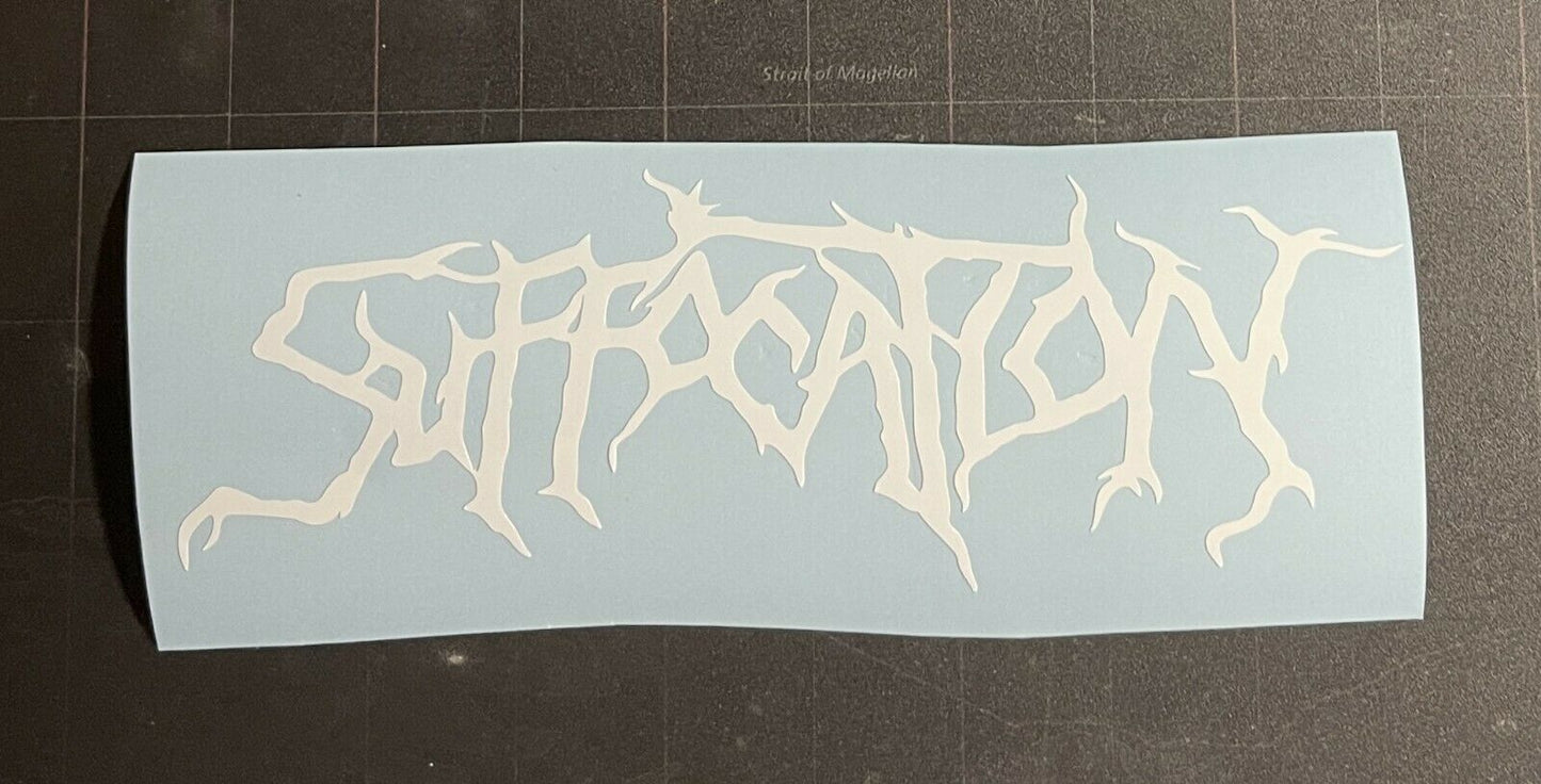 Suffocation Vinyl Decal Sticker S015S