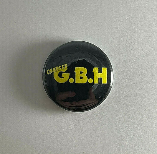 G.B.H. GBH Charged 1” Button G008B Pin Badge