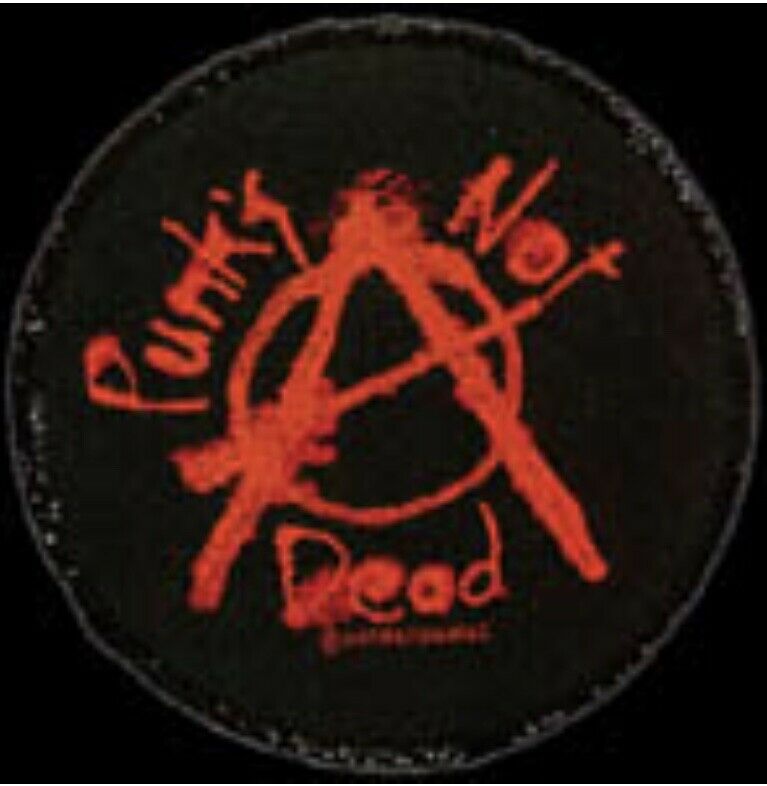 Punk's Not Dead Woven Patch P014P