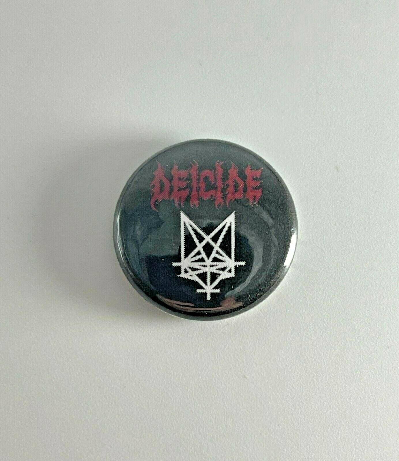 Deicide Trifixion 1” Button D019B Pin Badge