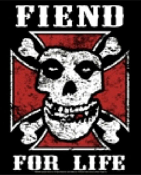 Misfits Fiend For Life Embroidered Patch M018P