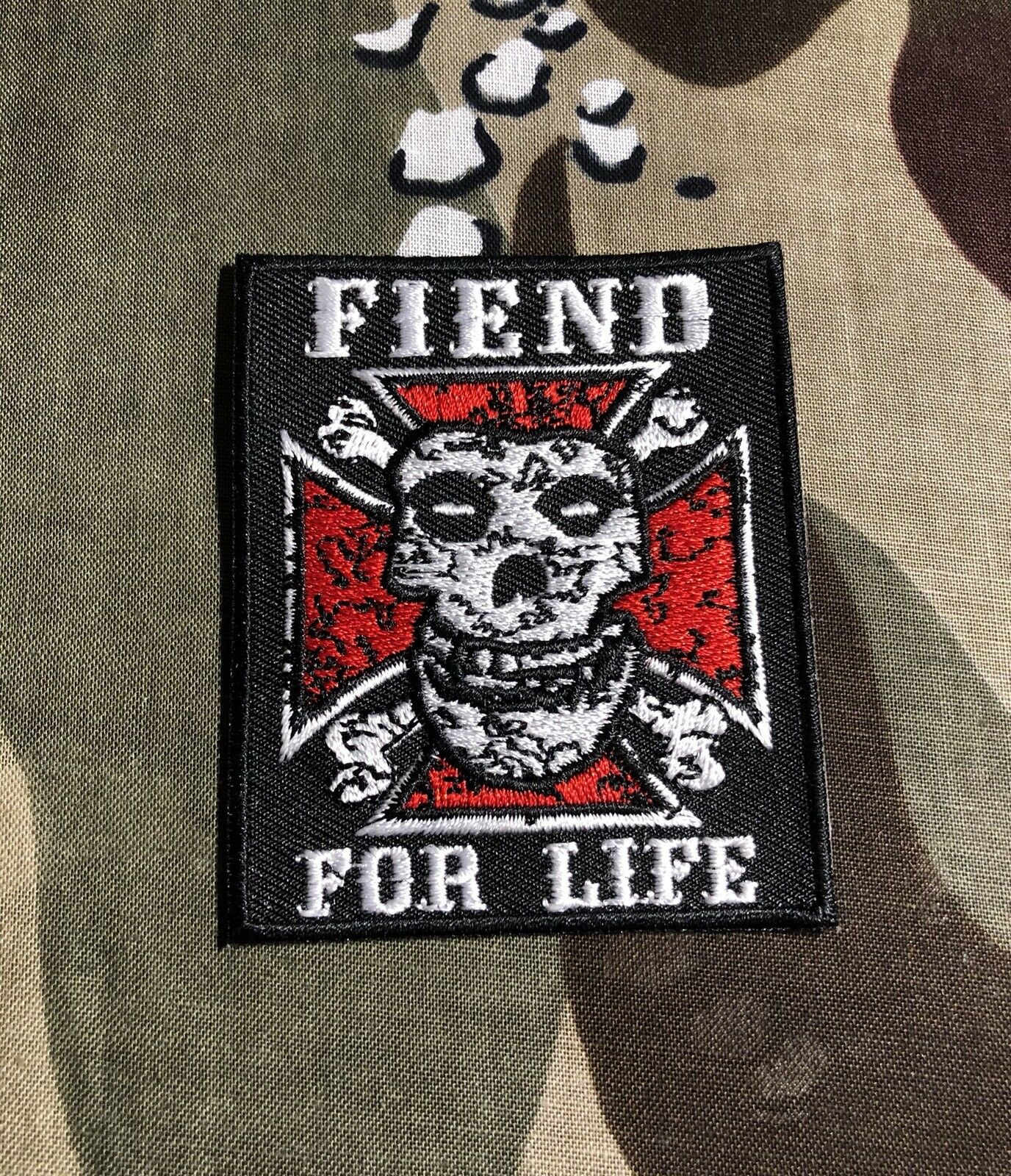 Misfits Fiend For Life Embroidered Patch M018P