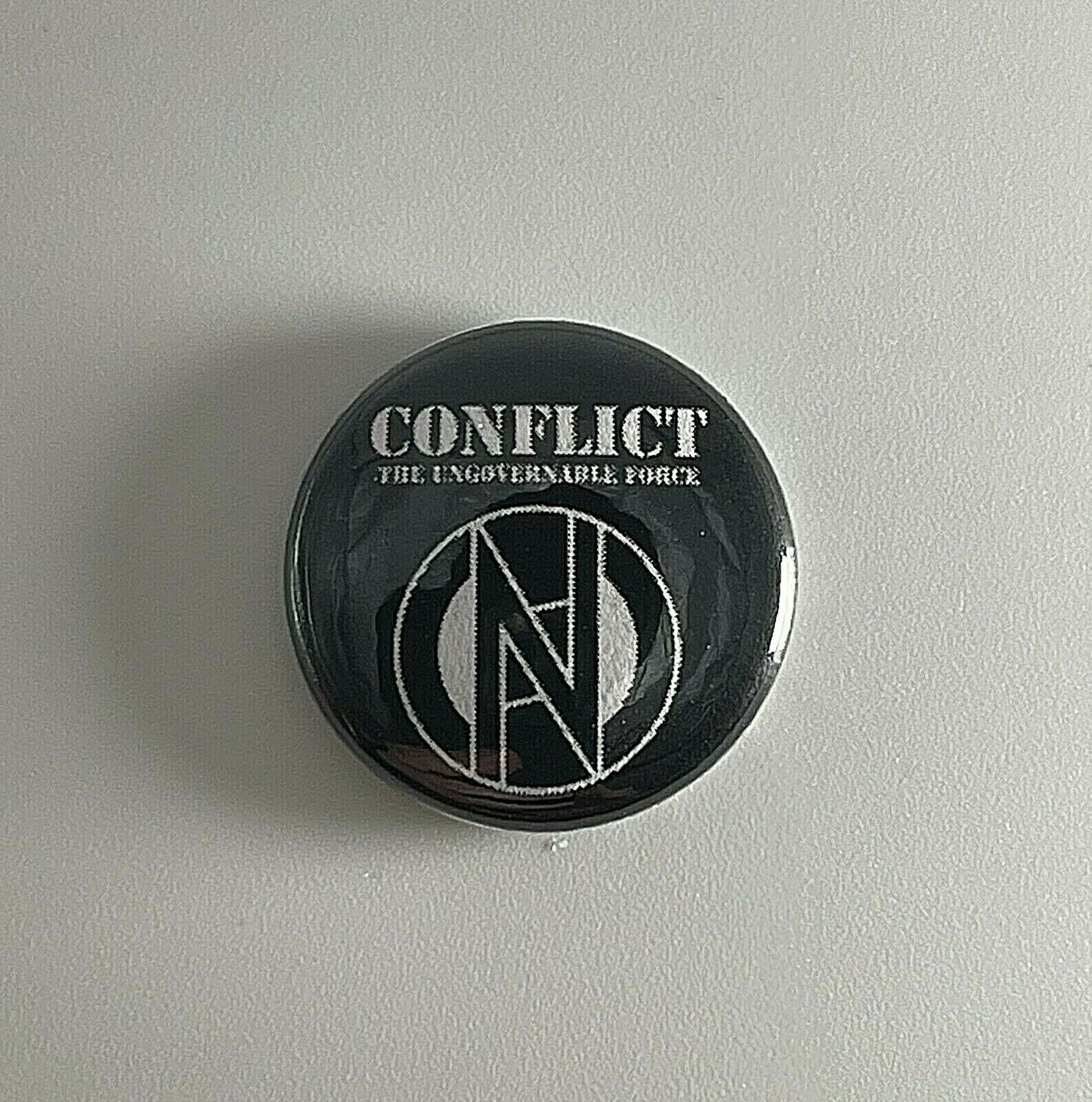 Conflict Ungovernable Force 1” Button C025B Pin Badge