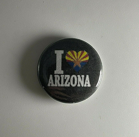 I Love Arizona 1" Button A010B Badge Pin