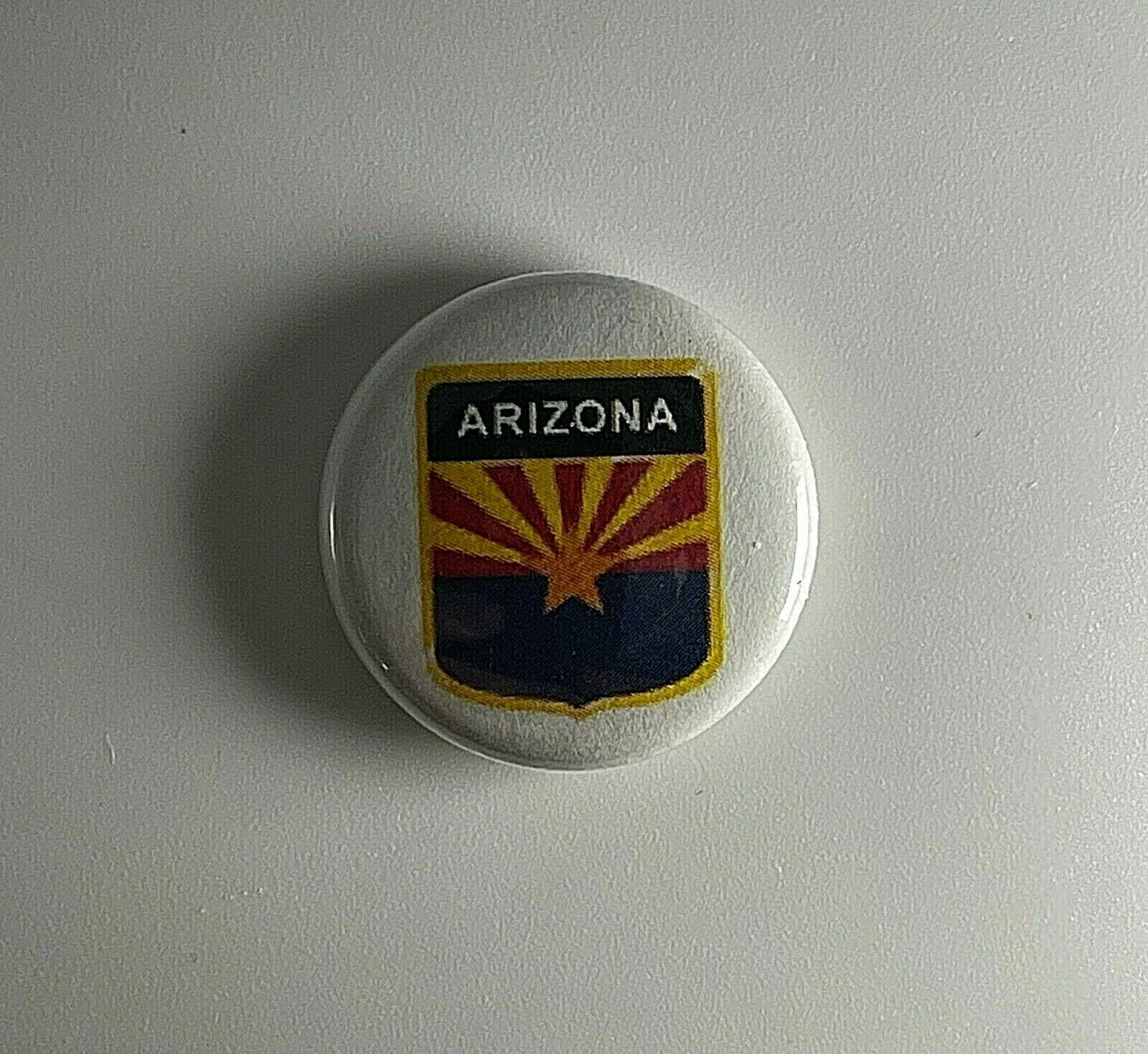 Arizona Flag 1" Button A009B Badge Pin