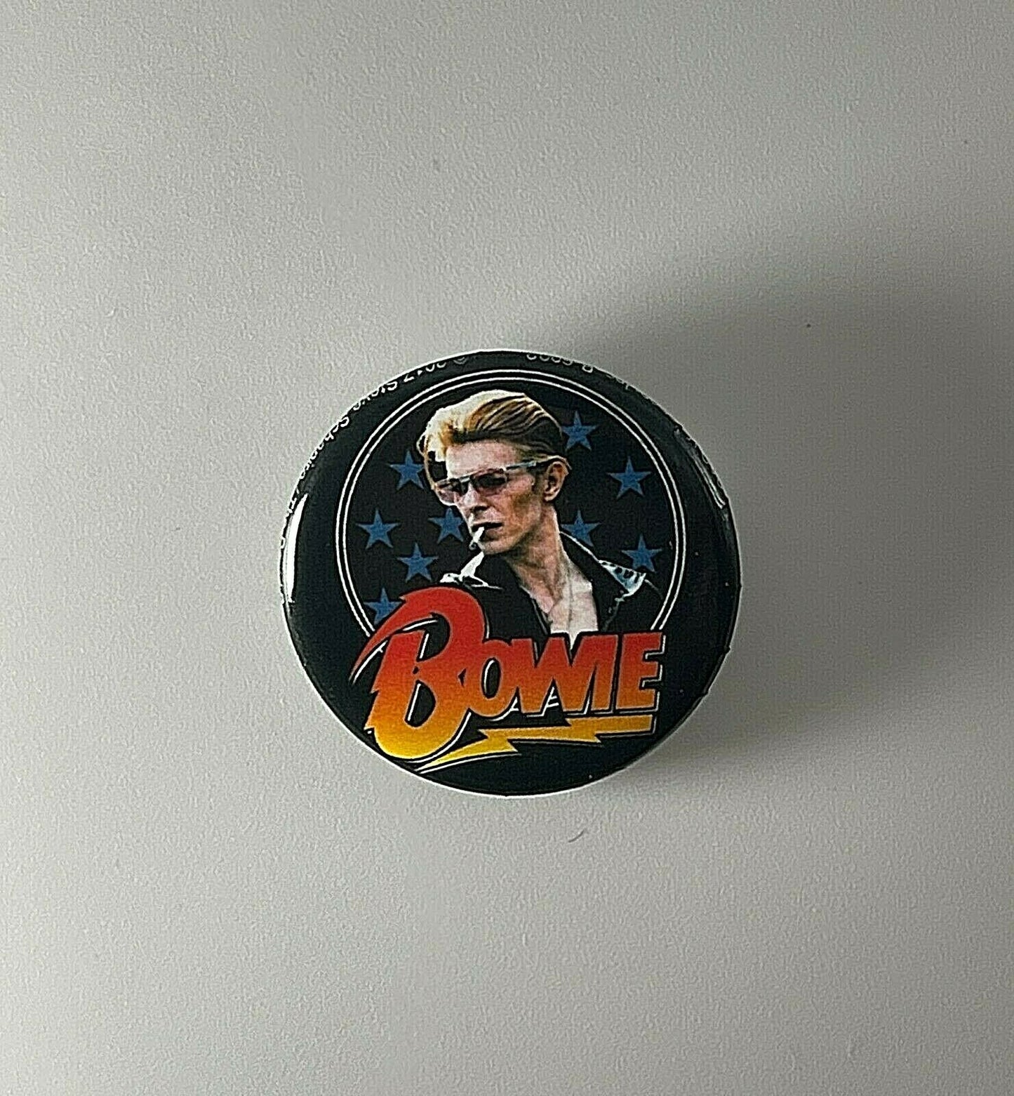 David Bowie Portrait 1.25" Button B007B125 Badge Pin