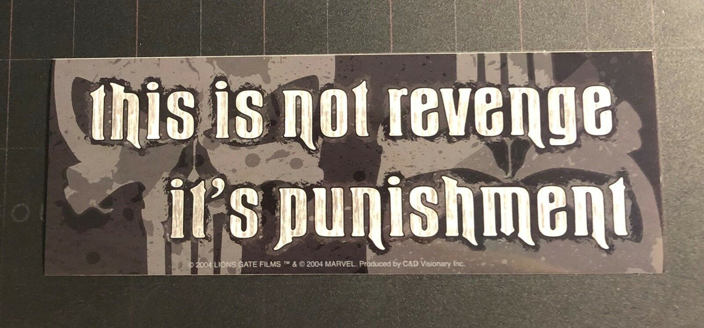 Punisher Revenge Skull Sticker P010S