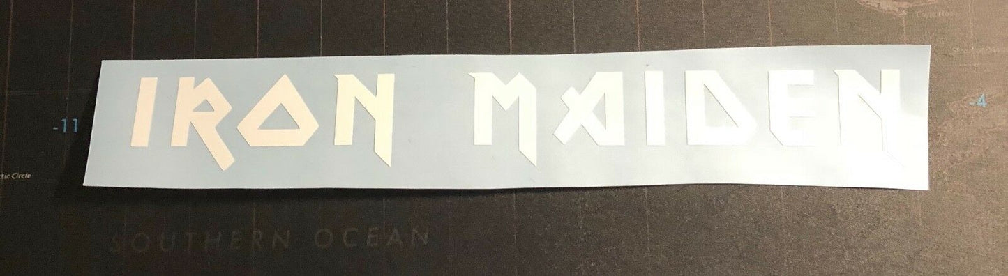 Iron Maiden Vinyl Transfer Rub On Sticker I002S