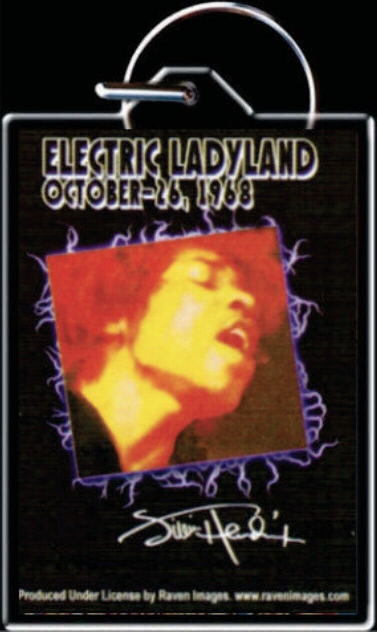 Jimi Hendrix Electric Ladyland Keychain H001KC