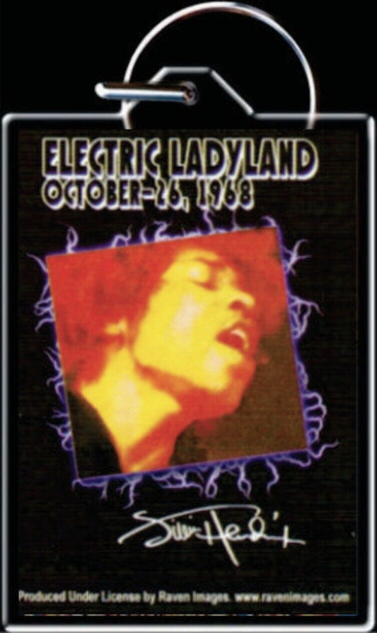 Jimi Hendrix Electric Ladyland Keychain H001KC