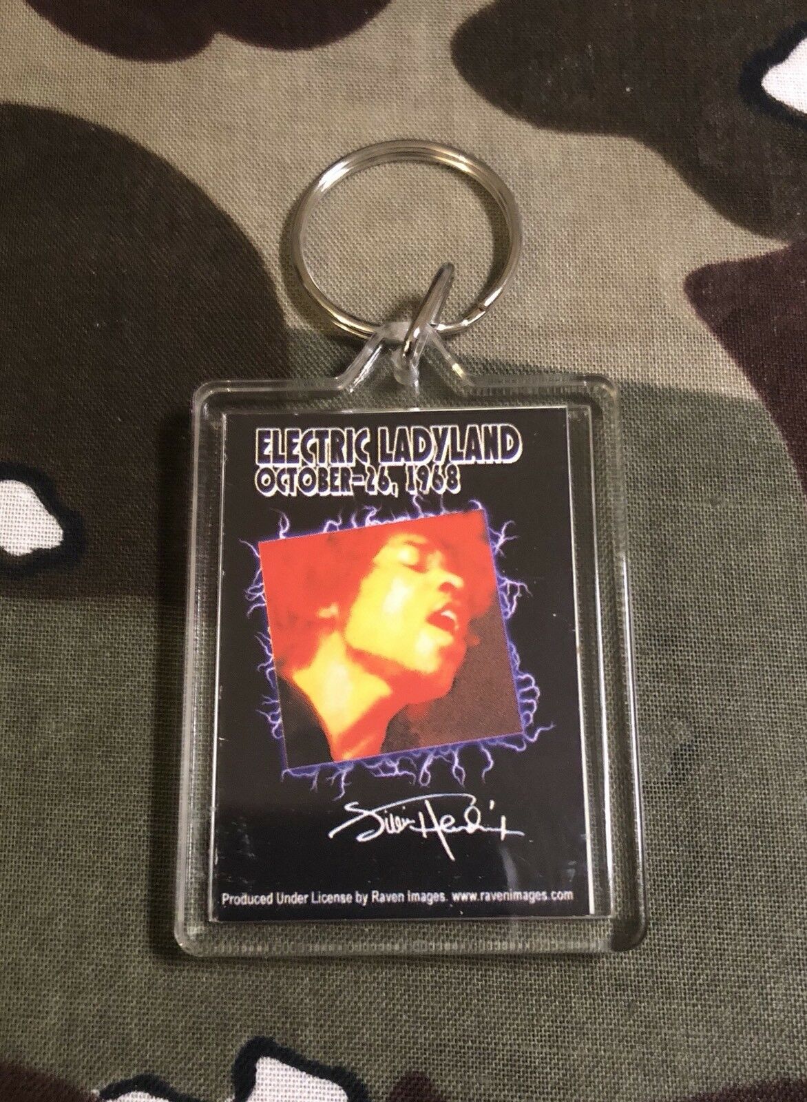 Jimi Hendrix Electric Ladyland Keychain H001KC