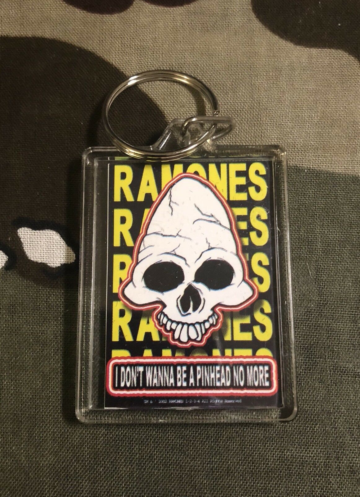 Ramones Pinhead Keychain R004KC